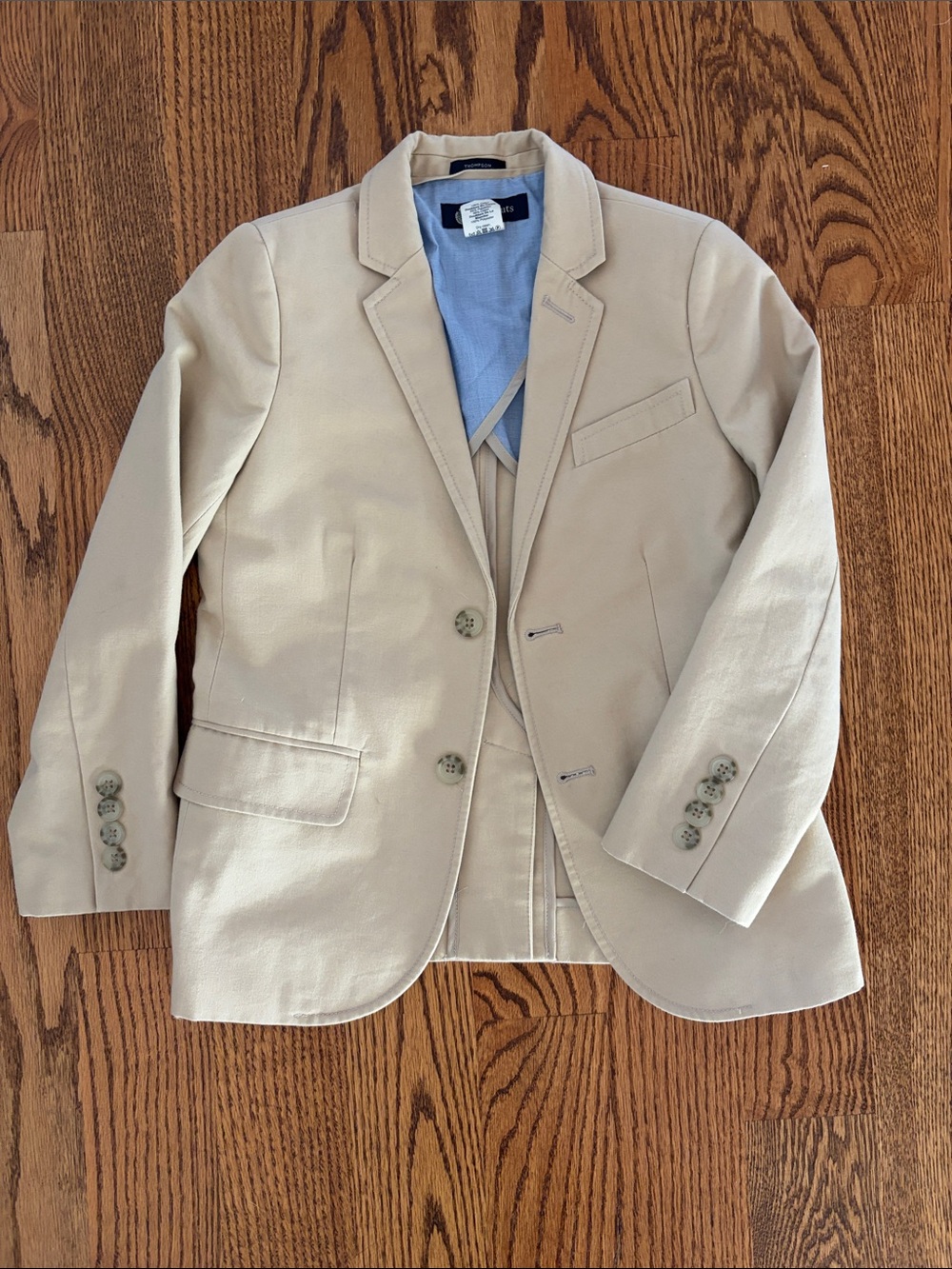 Crewcuts Boys' Thompson Tan Two-Button Blazer
